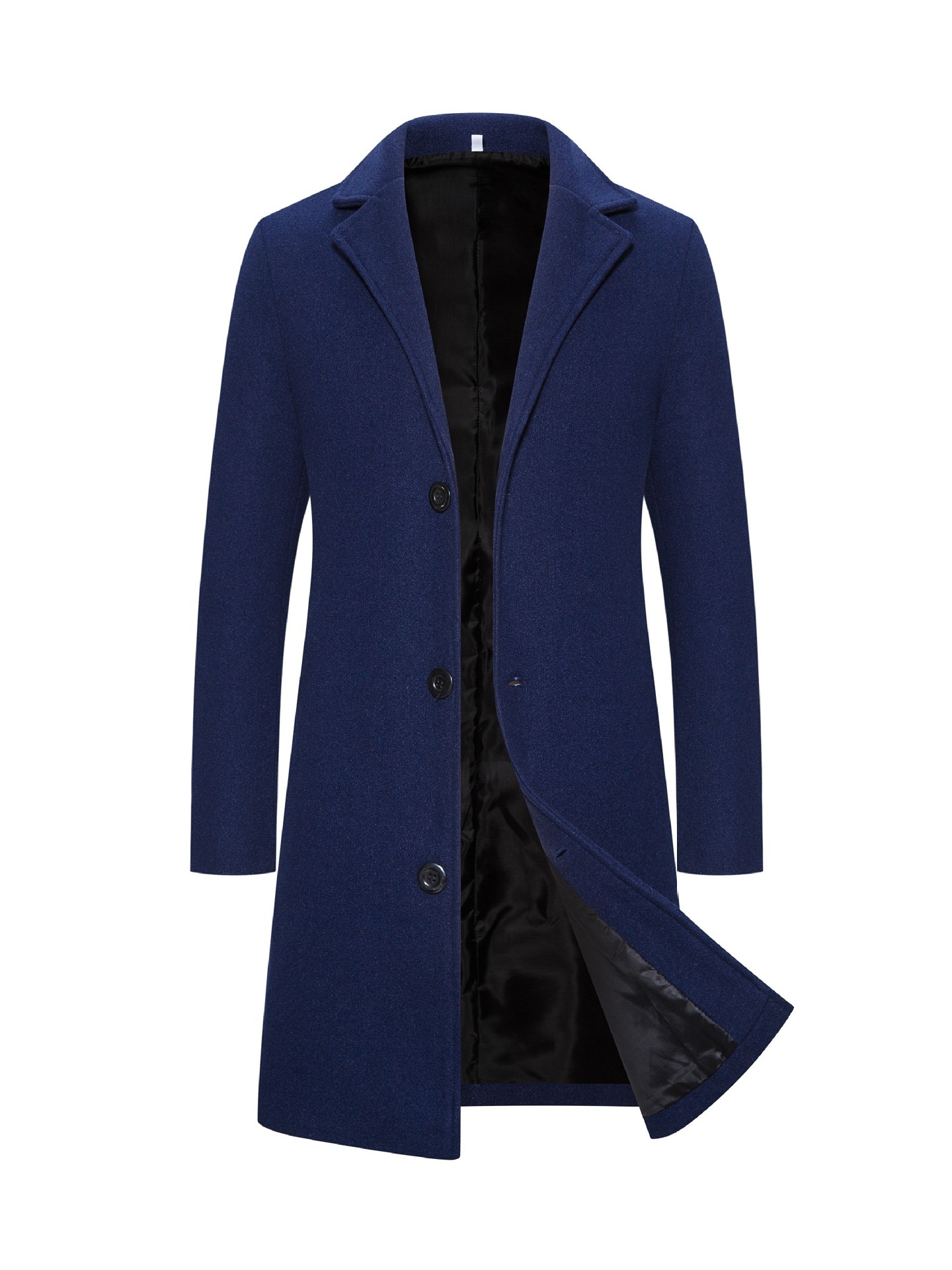 Woolen Plus Size Casual Style Coat - Image 6