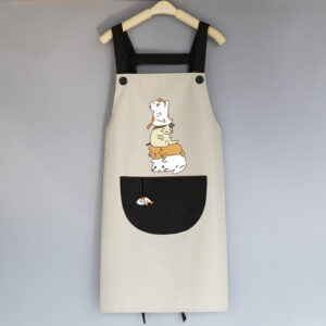 Cute Japanese Female Korean Version Home Adult Kitchen Water And Oil Working Man