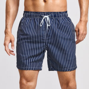 Mens Loose-Fit Printed Casual Beach Shorts