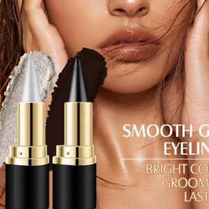 Womens Quick-drying Waterproof, Easy-to-apply Smudge-proof Eyeliner Cream