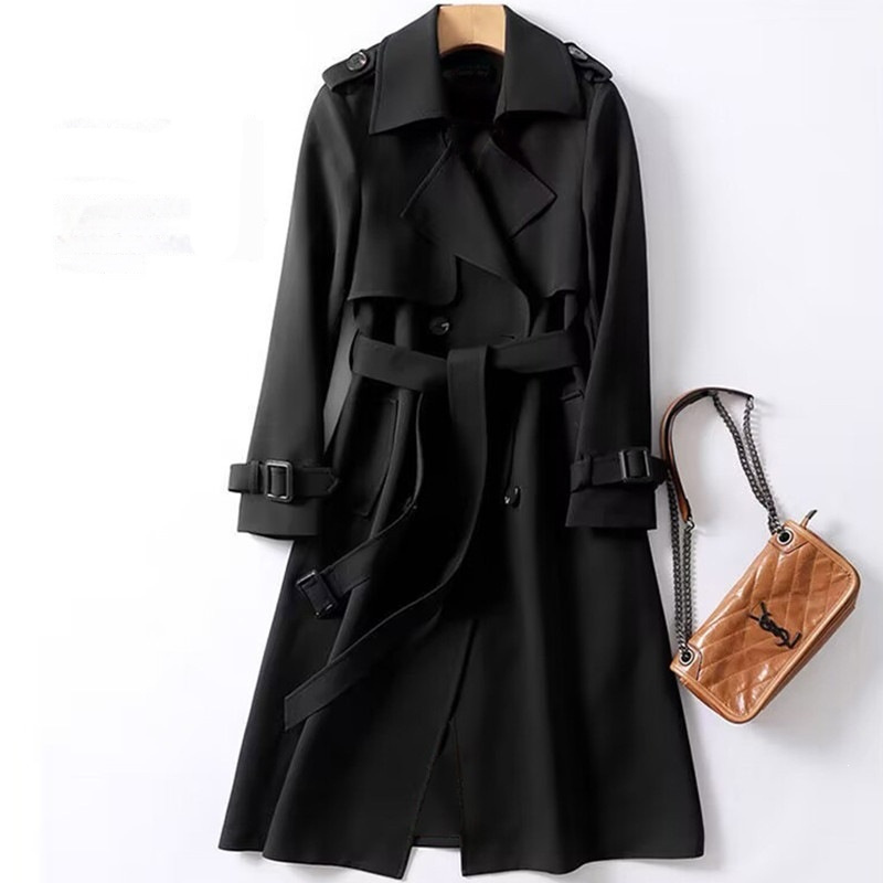 British-style Over-the-knee Coat Over-the-knee Outerwear - Image 6