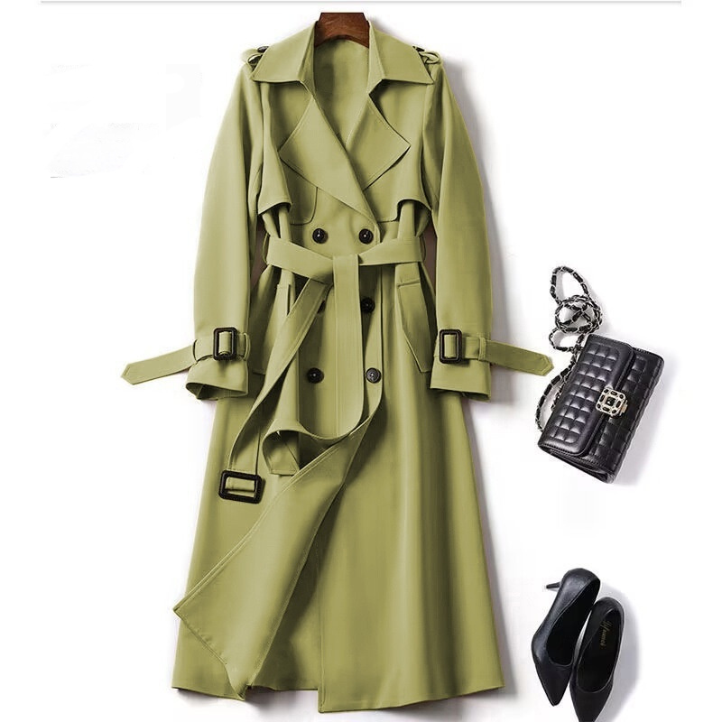 British-style Over-the-knee Coat Over-the-knee Outerwear - Image 4