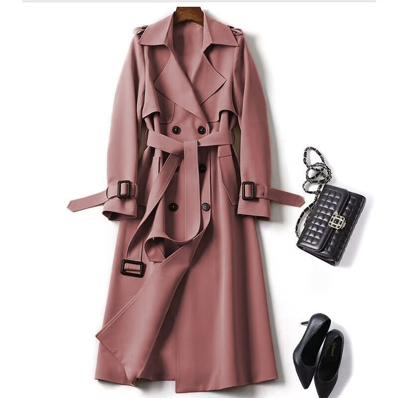 British-style Over-the-knee Coat Over-the-knee Outerwear - Image 10