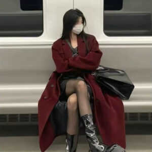 Cropped Wool Coat For Petite Figures