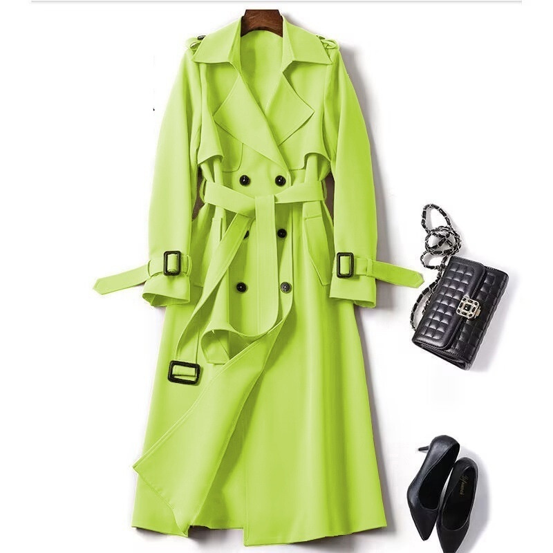 British-style Over-the-knee Coat Over-the-knee Outerwear - Image 8