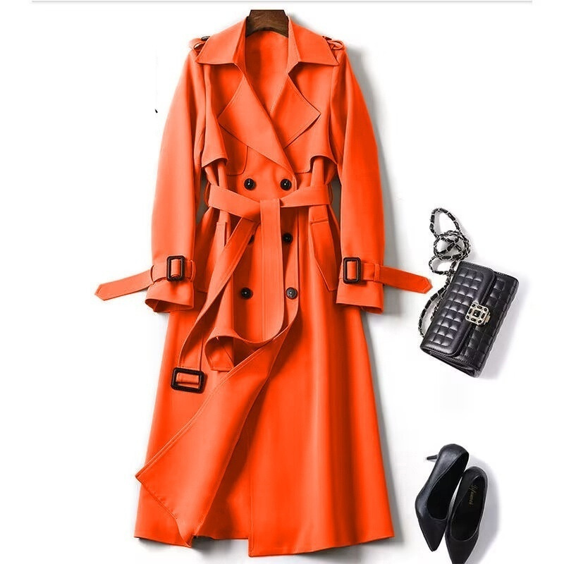 British-style Over-the-knee Coat Over-the-knee Outerwear - Image 7