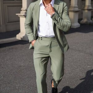 Autumn Fashion Button Suit Two-piece Suit